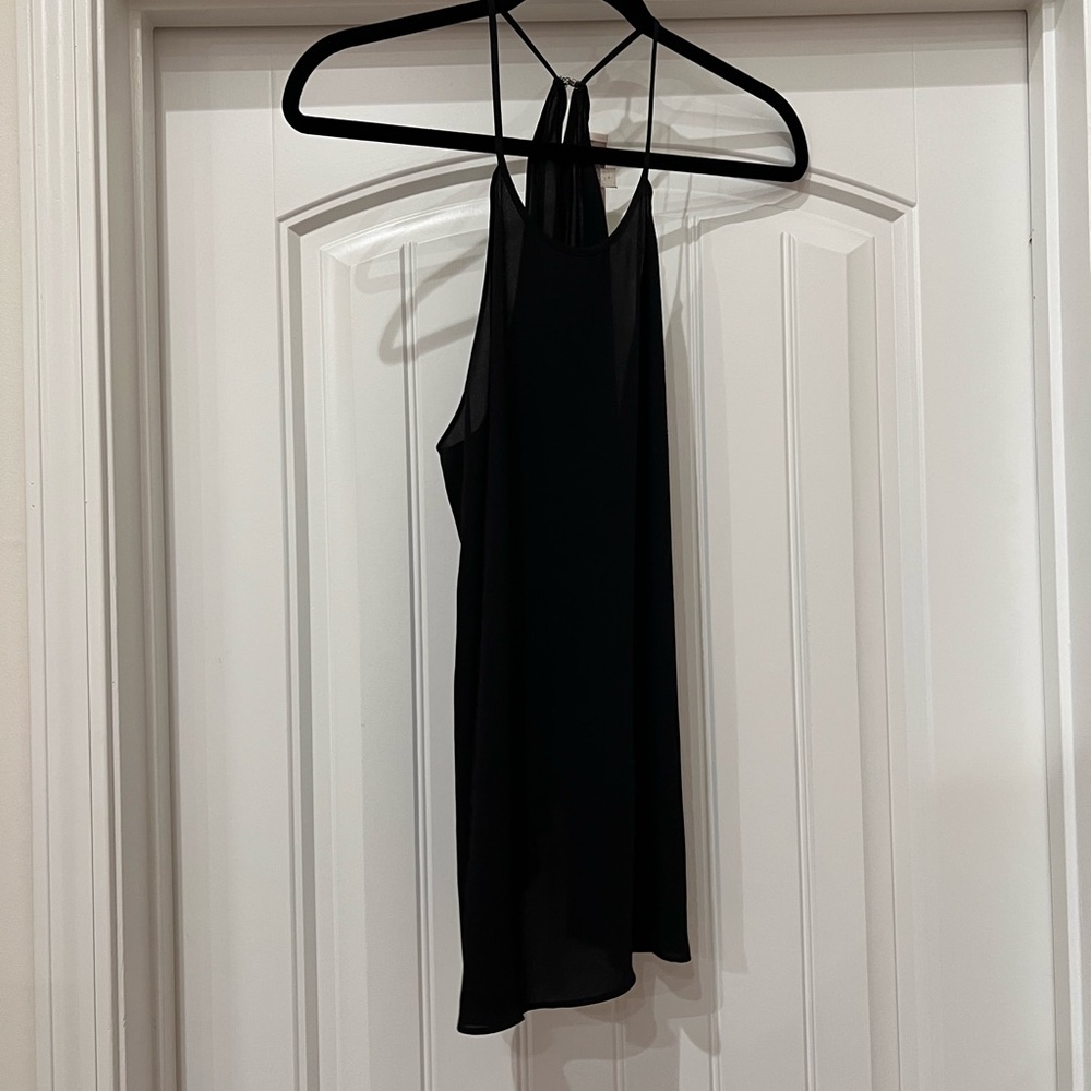Black Halter Neck Tank